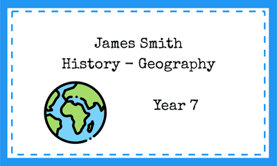 School label