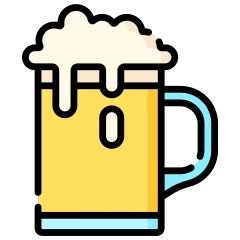 Beer mug in colour